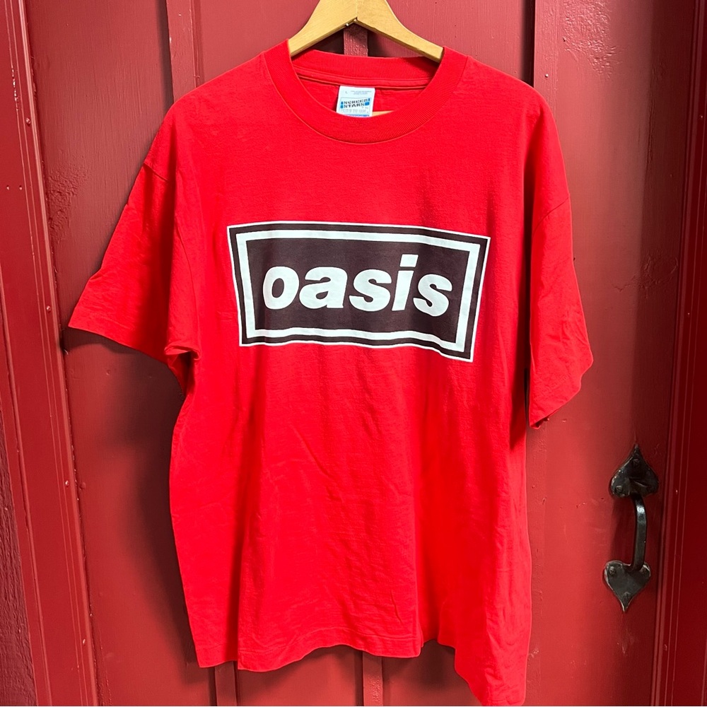 Vintage original Oasis Red Short Sleeve Tee